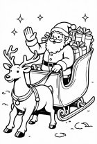 Jultomten i julsläden