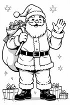 Jultomten på språng