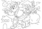 F�rgl�ggningsbilder jultomten