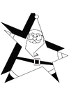 malarbild jultomten 1a