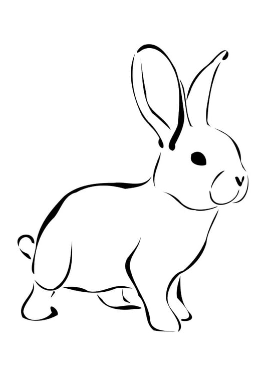 Målarbild kanin