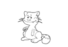 malarbild katt