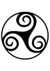 keltisk symbol - triskele