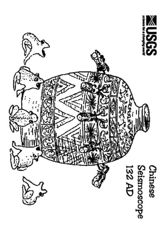 kinesiskt seismoskop Ã¥r 132 