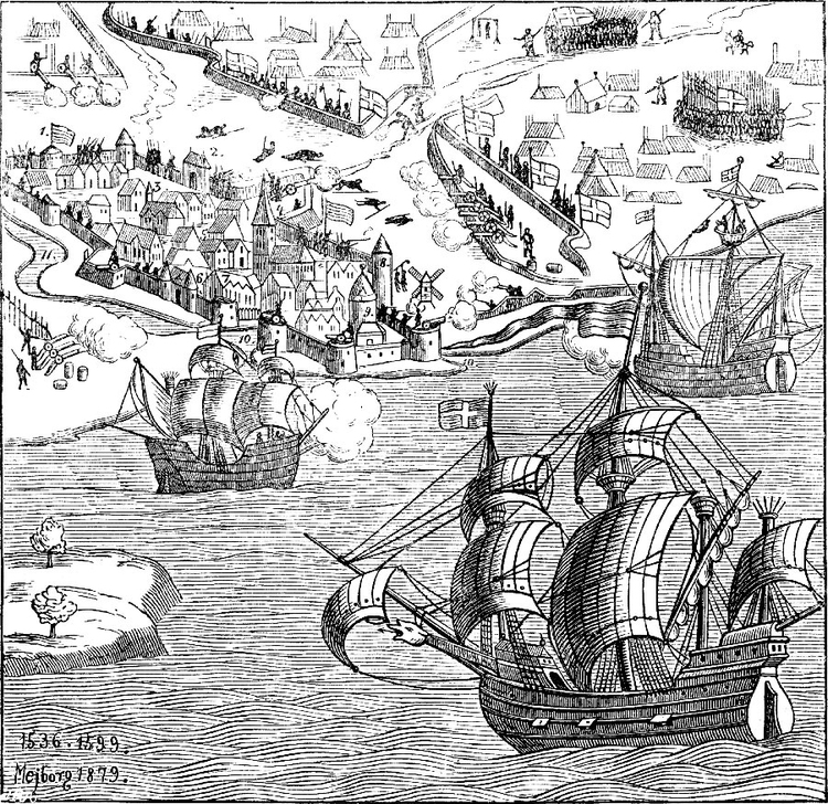 Målarbild KÃ¶penhamn 1536