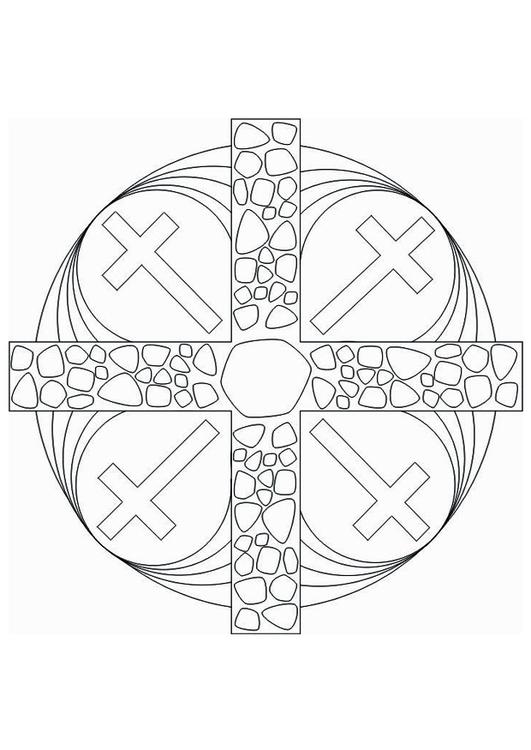 kors som mandala