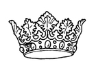 Målarbild kungakrona