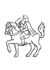 malarbild kunglig kurir
