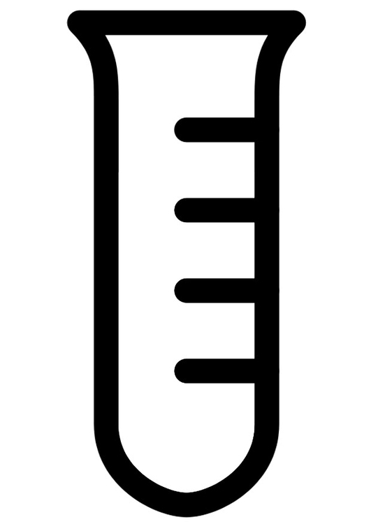 Målarbild laboratorium provrÃ¶r