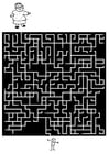 Målarbild labyrint 