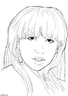 malarbild Lady Gaga