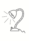 malarbild lampa