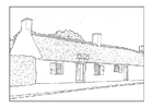 malarbild lantgård på 1700-talet