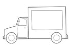 Målarbild lastbil