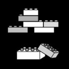 malarbild lego