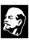 Målarbild Lenin