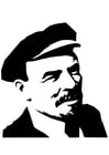 Målarbild Lenin