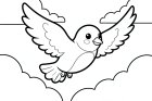 malarbild liten fågel