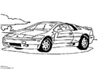 Målarbild Lotus Esprit