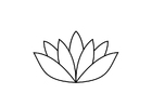 F�rgl�ggningsbilder lotusblomma