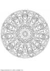 F�rgl�ggningsbilder mandala-1502f