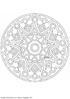 F�rgl�ggningsbilder mandala-1502l