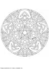 F�rgl�ggningsbilder mandala-1502o