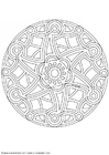 F�rgl�ggningsbilder mandala-1502p