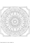 F�rgl�ggningsbilder mandala-1502s