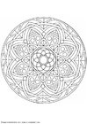 F�rgl�ggningsbilder mandala-1502t