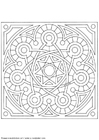 F�rgl�ggningsbilder mandala-1502v