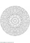 F�rgl�ggningsbilder mandala-1602b