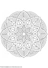 F�rgl�ggningsbilder mandala-1602l