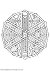 F�rgl�ggningsbilder mandala-1602n