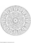 F�rgl�ggningsbilder mandala-1602p