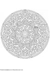 F�rgl�ggningsbilder mandala-1702e