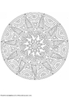 F�rgl�ggningsbilder mandala-1702q