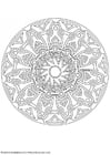 F�rgl�ggningsbilder mandala-1702t