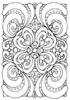 F�rgl�ggningsbilder mandala a04