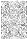 F�rgl�ggningsbilder mandala a08