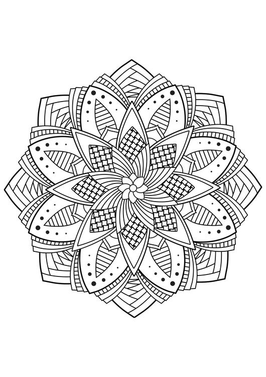 mandala blomma