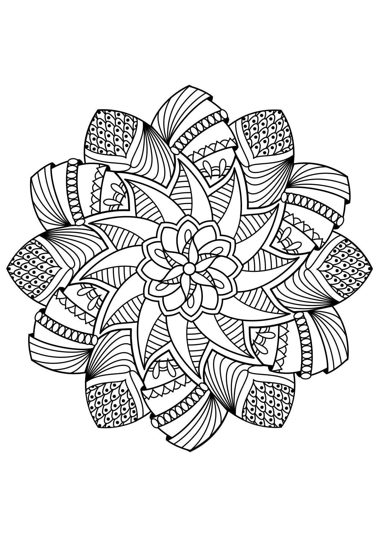 Målarbild Mandala