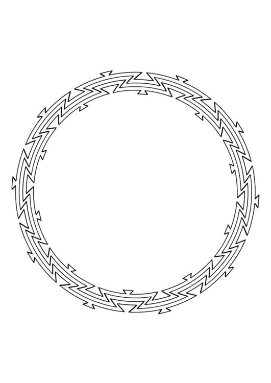 Målarbild mandala