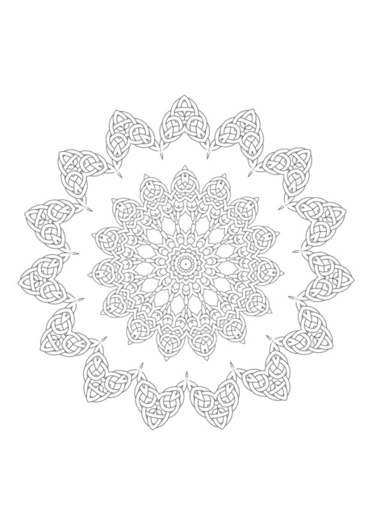 Målarbild mandala