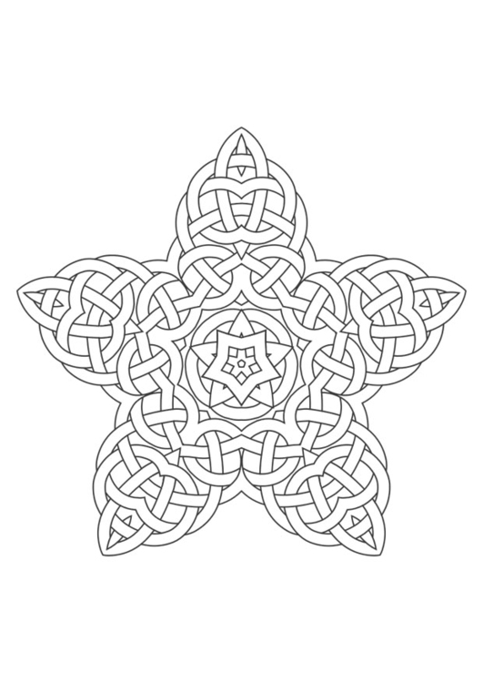 Målarbild mandala