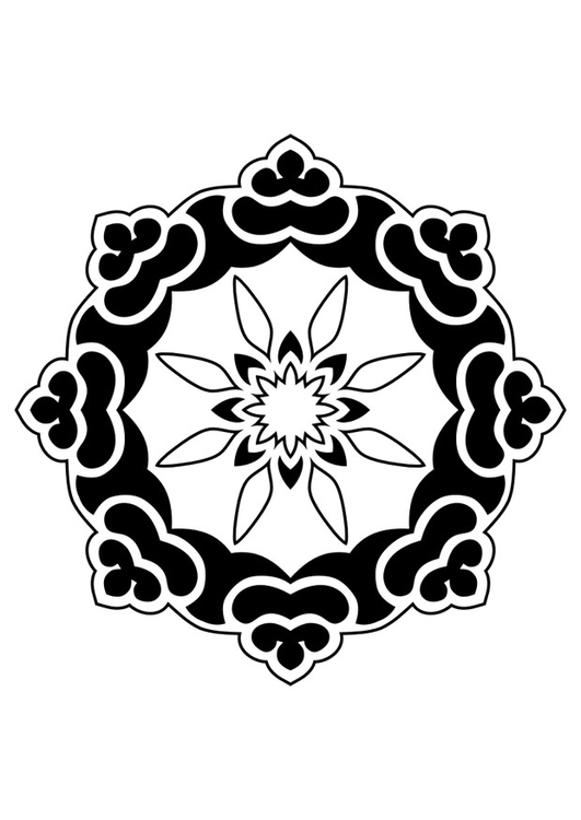 Målarbild mandala