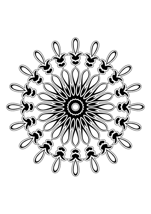 Målarbild mandala