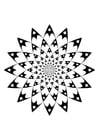 F�rgl�ggningsbilder mandala
