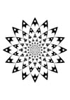 F�rgl�ggningsbilder mandala