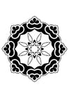 Målarbild mandala
